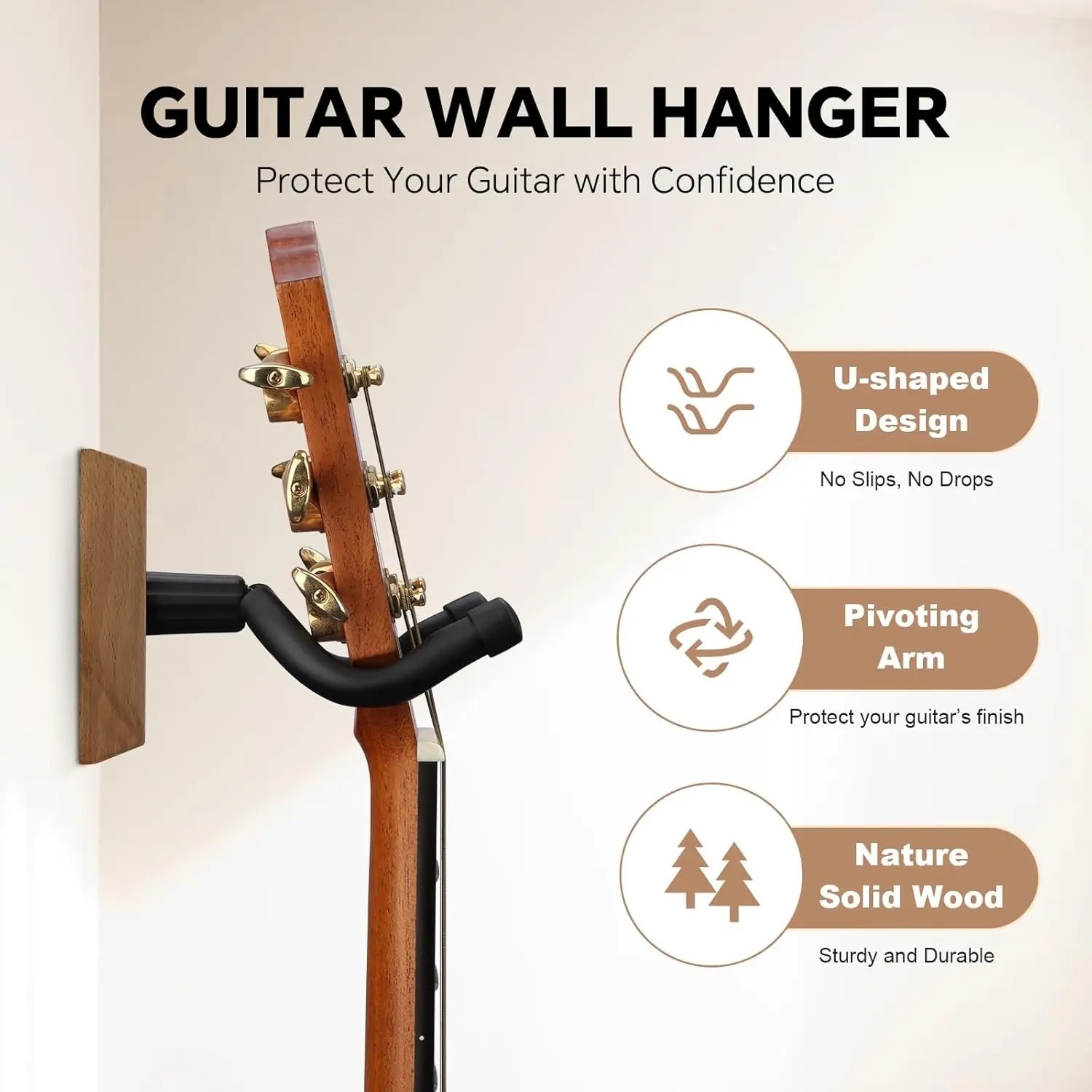 Musical Instrument Art - Suporte de Parede para Guitarra, Baixo