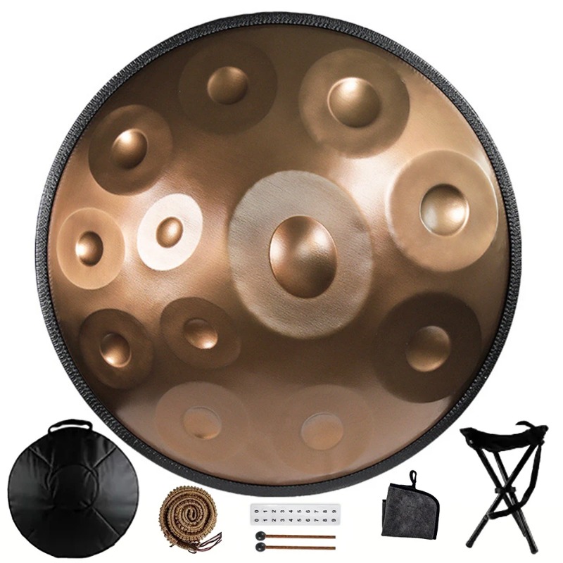Musical Instrument Morocco - Tambor de handpan 440/432hz, 9/10/12/14 notas,