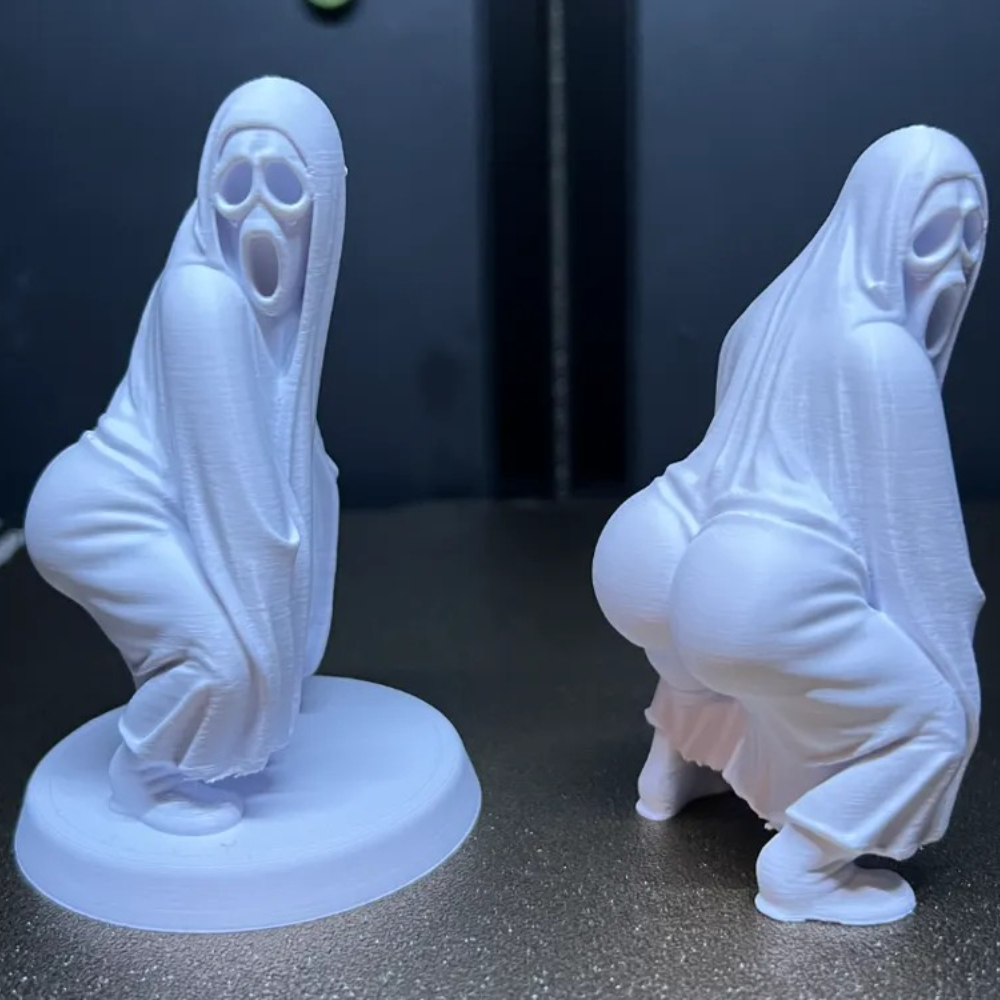 Musical Instrument Balalaika - Estátua de Fantasma Dançante com Bumbum,