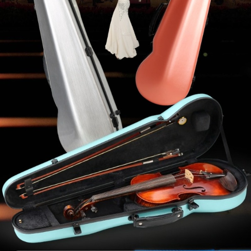 Caso de violino de fibra de ca - Musical Instrument Bag avaliação e preço