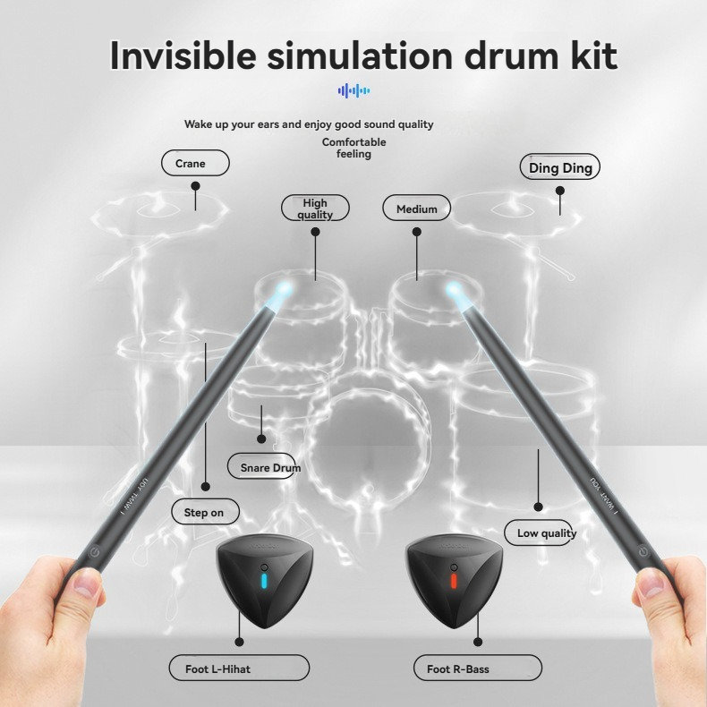 Tambor de ar eletrônico somato - Musical Instrument Virtual avaliação e preço