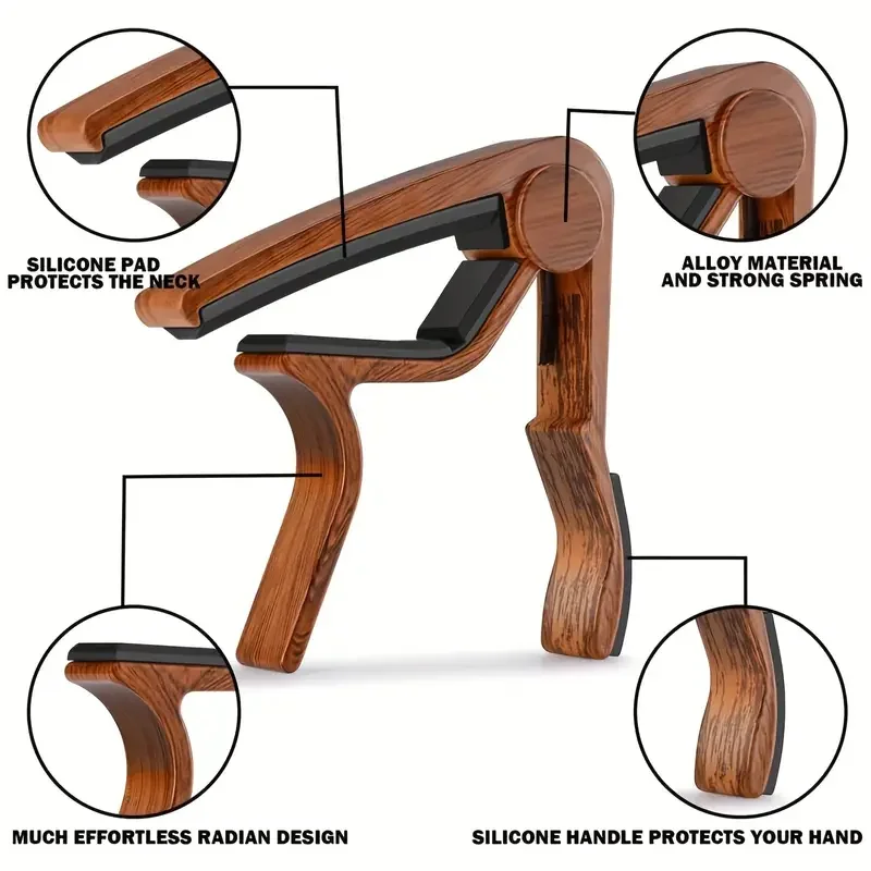 Capo de guitarra de liga de zi - Musical Instrument Art avaliação e preço
