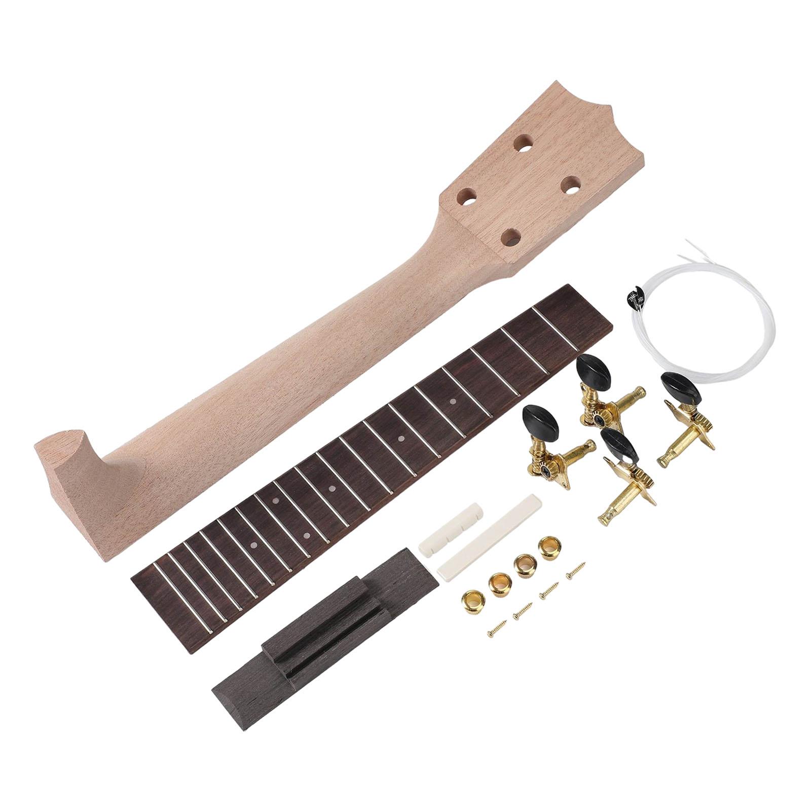 Kit DIY de Ukulele com Ponte e - Musical Instrument Diy For Kids avaliação e preço
