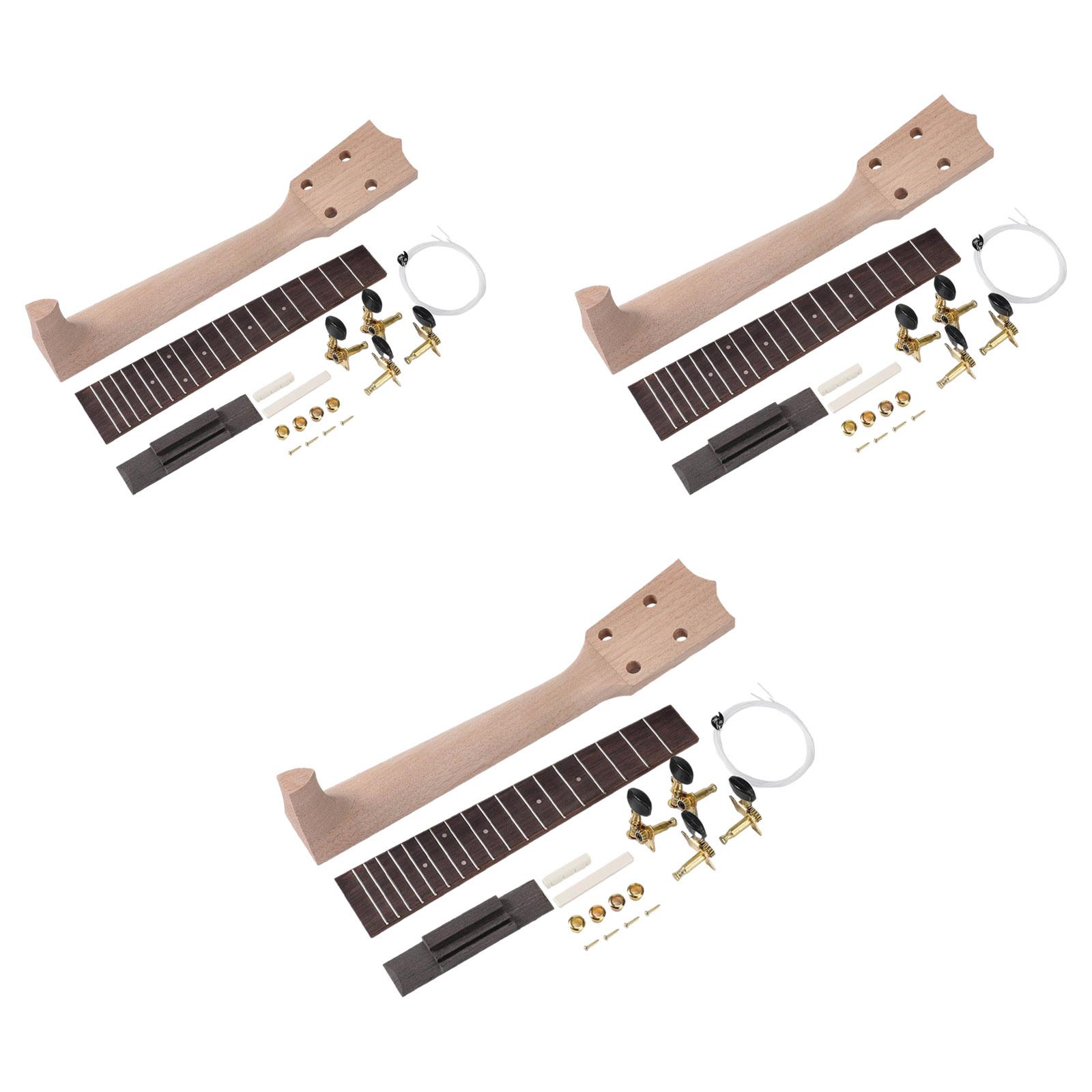 Kit DIY de Ukulele com Ponte e - Musical Instrument Diy For Kids avaliação e preço