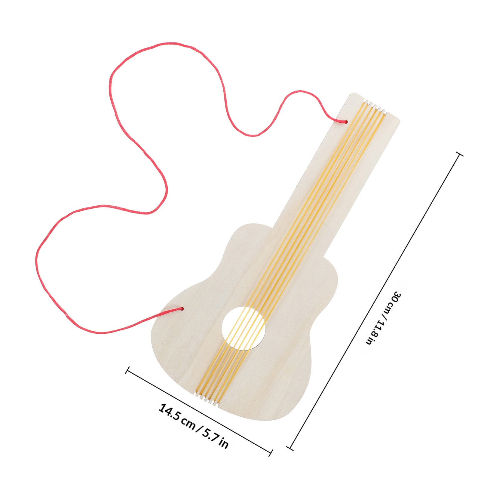 Kit de 4 Guitarras de Madeira  - Musical Instrument Diy For Kids avaliação e preço
