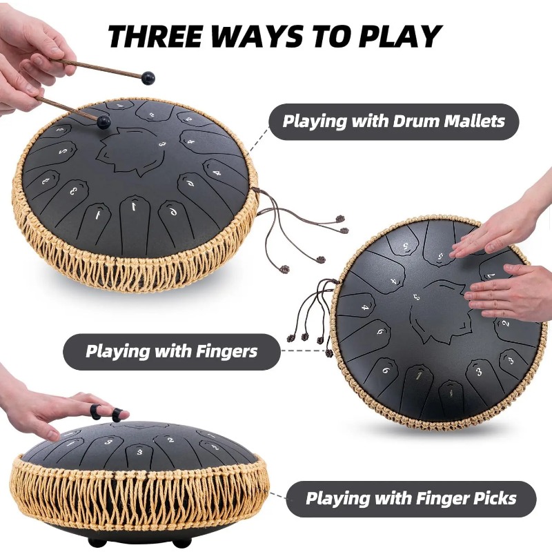Hluru língua de aço glucofone  - Musical Instrument Morocco avaliação e preço