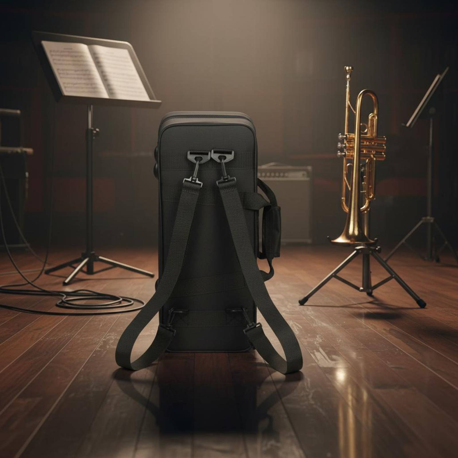 Estojo para trompete preto, ac - Musical Instrument Bag avaliação e preço