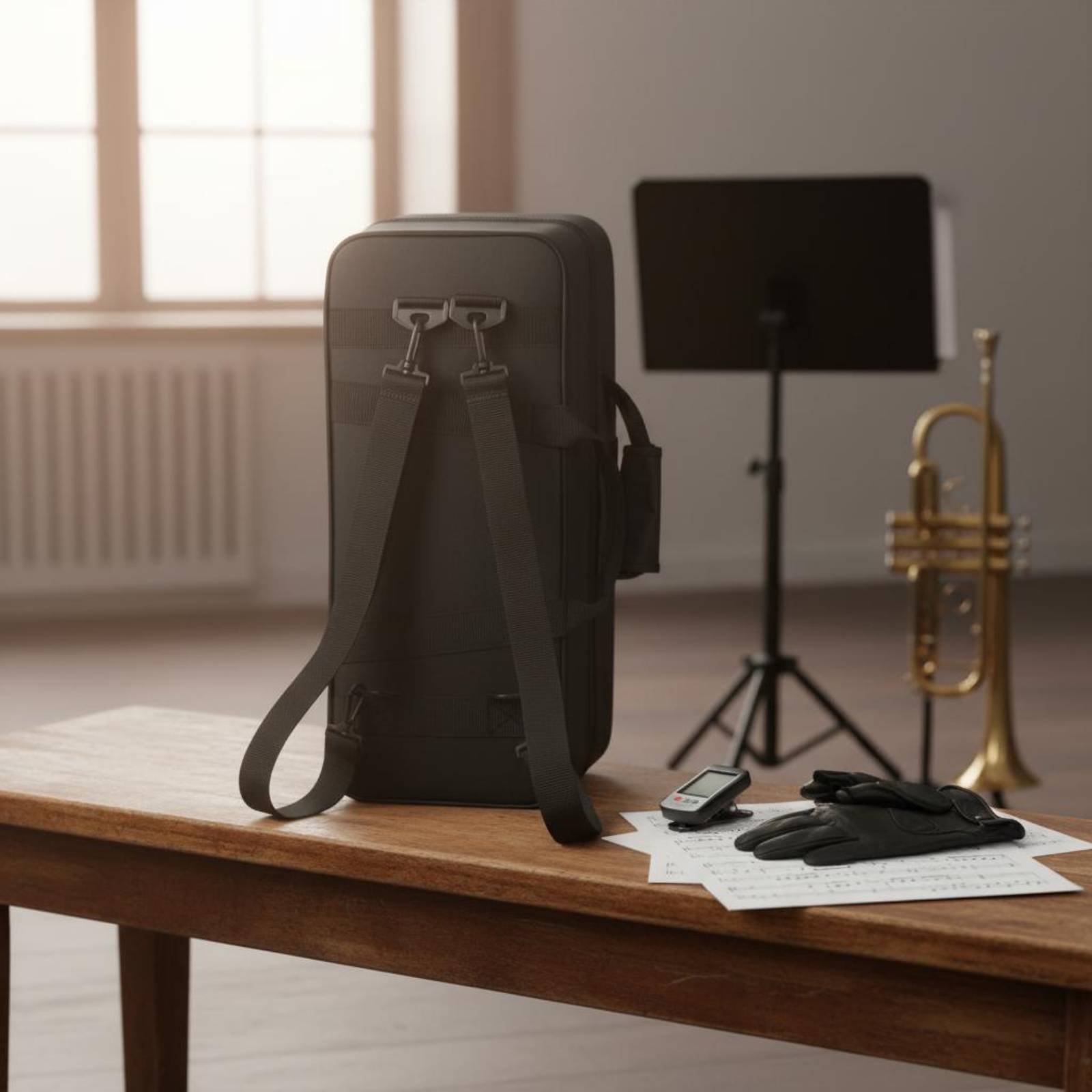 Estojo para trompete preto, ac - Musical Instrument Bag avaliação e preço