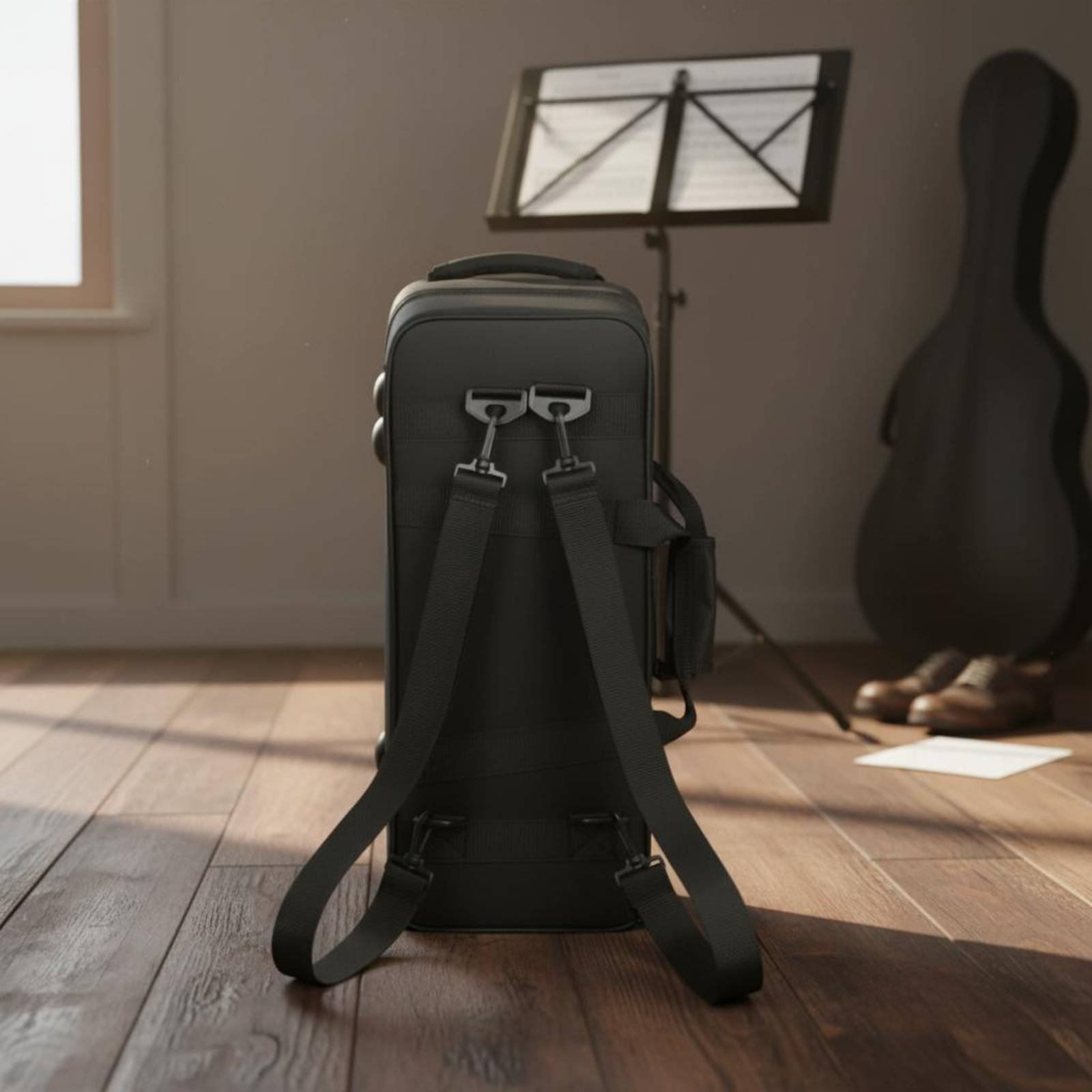 Estojo para trompete preto, ac - Musical Instrument Bag avaliação e preço
