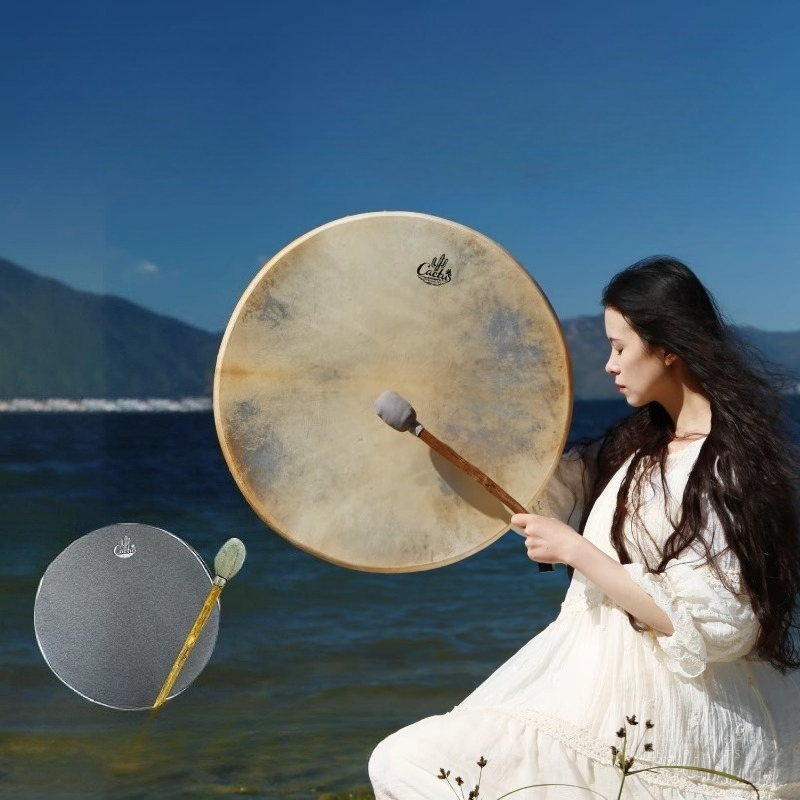 Tambor xamânico círculo pele d - Musical Instrument In India avaliação e preço